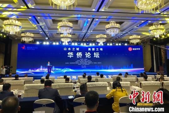 中国侨网图为会议现场。　刘相琳　摄